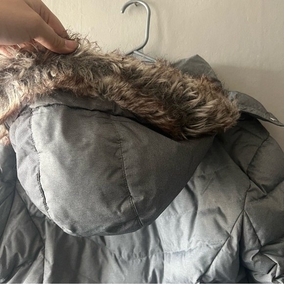 Eddie Bauer Grey Down Puffer Jacket Size XL - Picture 11 of 12